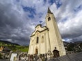 San vigilio church in dolomites