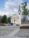 San Vigilio Church in Marebbe - Gothic style - in Alta Badia, Italy