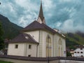 San Vigilio Church in Marebbe - Gothic style - in Alta Badia, Italy