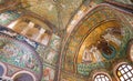 San Vitale Cathedral, Ravenna. Beautiful interior view Royalty Free Stock Photo