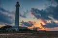 San Vito Lo Capo lighthouse, Italy Royalty Free Stock Photo