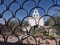 San Xavier del Bac the Spanish Catholic Mission Tucson Arizona Royalty Free Stock Photo