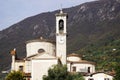 San Zenone church in Sale Marasino on Iseo lake Royalty Free Stock Photo