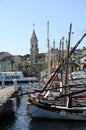 Sanary village and boats, French riviera, France