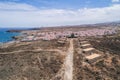 Sanatorio de Abona Abades Tenerife Aerial Drone View