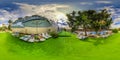 Sanatorium Actor in Sochi. Treatment and rest. Spherical Panorama Royalty Free Stock Photo