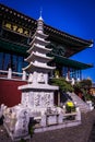 Sanbangsan Mountain temple at Jeju Island