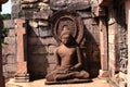 Buddha statue at the Sanchi Stupa.