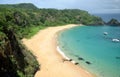 Sancho beach in Fernando de Noronha,Brazil Royalty Free Stock Photo