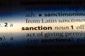 sanction