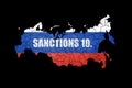 Tenth sanctions package. Sanctions and embargo for Russian war and aggression in Ukraine.