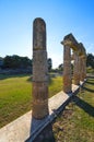 The sanctuary of Artemis at Brauron, Attica - Greece. Royalty Free Stock Photo