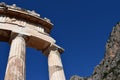 Sanctuary of Athena in Delphi Royalty Free Stock Photo