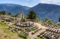 Sanctuary of Athena Pronaia, Delphi, Greece Royalty Free Stock Photo