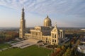 Basilica of Our Lady of Lichen in Poland. Aerial view Royalty Free Stock Photo