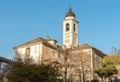 Sanctuary of the Crucifix on Sacred Mount Calvary on the Mattarella Hill, Domodossola, Italy Royalty Free Stock Photo