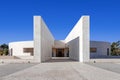 Sanctuary of Fatima, Portugal. Entrance of the Minor Basilica of Most Holy Trinity