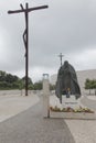 Sanctuary of Fatima, Portugal, June 12, 2018 - Statue of Pope Jo Royalty Free Stock Photo