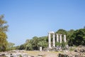 The Sanctuary of the Great Gods Temple Complex on the island of Samothrace, Greece Royalty Free Stock Photo
