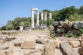 The Sanctuary of the Great Gods Temple Complex on the island of Samothrace, Greece Royalty Free Stock Photo