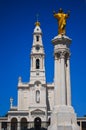 Sanctuary of Our Lady of Fatima and Jesus statue Royalty Free Stock Photo