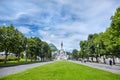 The Sanctuary of Our Lady of Lourdes or the Domain. Basilique de Notre-Dame de l`ImmaculÃÂ©e-Conception de Lourdes Royalty Free Stock Photo