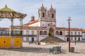 Sanctuary of Our Lady of NazarÃ© city in Portugal Royalty Free Stock Photo