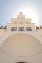 Sanctuary of Our Lady of Rocio. El Rocio, Huelva, Spain Royalty Free Stock Photo