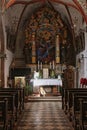 San Romedio sanctuary, Val di Non, Northern Italy Royalty Free Stock Photo