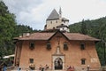 San Romedio sanctuary in Val di Non, Northern Italy Royalty Free Stock Photo