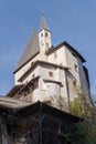 San Romedio Sanctuary, Trentino, Italy Royalty Free Stock Photo