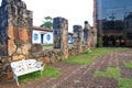 Ruins of school building at the CaraÃÂ§a Sanctuary in Catas Altas, Minas Gerais