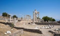 The Sanctuary of Trajan, Pergamon, Turkey Royalty Free Stock Photo