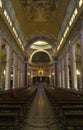 Sancturary of madonna of Tindari church interior architecture Royalty Free Stock Photo