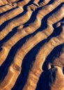 textures in the sand of the beach Royalty Free Stock Photo