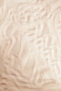 Sand background with copy space for text. Sand texture waves closeup. Vertical background Royalty Free Stock Photo
