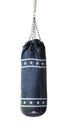 Sand bag hanging on ceiling for practice boxing