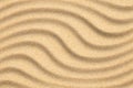 Sand beach background with wave created by wind Royalty Free Stock Photo