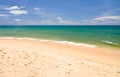 Sand beach with canoes in Phu Quoc, Vietnam