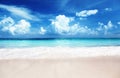 Sand of beach caribbean sea Royalty Free Stock Photo