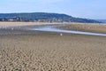 Sand beach in Deauville Royalty Free Stock Photo