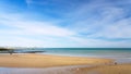 sand beach of English channel near Cap Gris-Nez Royalty Free Stock Photo
