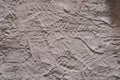 Sand on beach, many footprints in sand, textured surface, horizontal photography, natural material, outdoors close-up