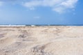 Sand Beach outdoor Summer background Royalty Free Stock Photo