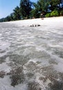 sand beach patterns Koh Pha Yam Royalty Free Stock Photo