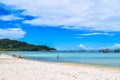 Sand beach in Phu Quoc close to Duong Dong, Vietnam. Royalty Free Stock Photo