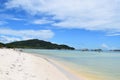 Sand beach in Phu Quoc close to Duong Dong, Vietnam. Royalty Free Stock Photo