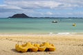 Sand beach in the summer