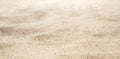 Sand beach texture summer background. Mockup and copy space. Top and front view. Selective focus full frame shot. Royalty Free Stock Photo