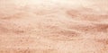 Sand beach texture summer background. Mockup and copy space. Top and front view. Selective focus full frame shot. Royalty Free Stock Photo